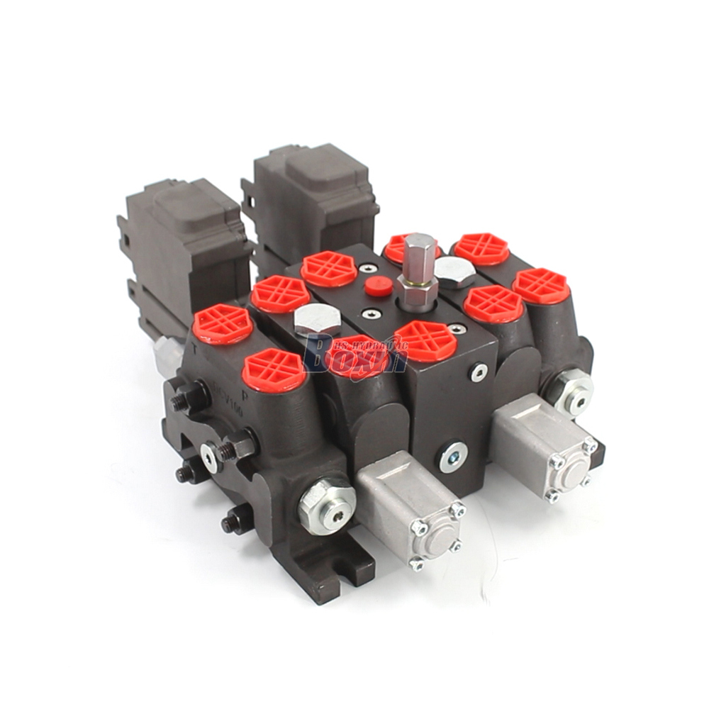 DCV100EMA-YT-JYT-J-K Electric motor 2 Spool Sectional Directional Valve image